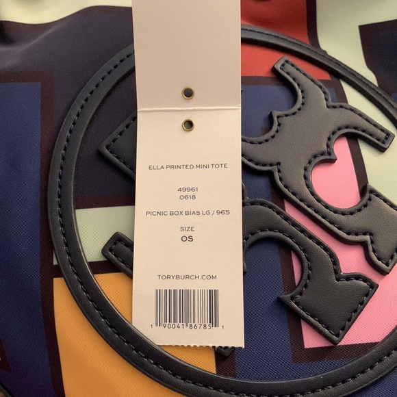 Tory Burch Ella Printed Mini Tote NWT - Picture 14 of 16